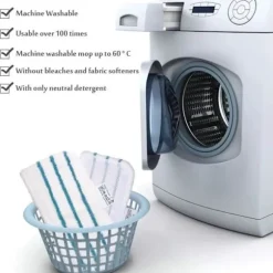 Pakke med 8 klude til Black and Decker dampmopper FSMP20 dampmoppe til Black Decker FSM1630, FSM1616, FSMH13E5, FSM1321,