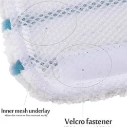 Pakke med 8 klude til Black and Decker dampmopper FSMP20 dampmoppe til Black Decker FSM1630, FSM1616, FSMH13E5, FSM1321,