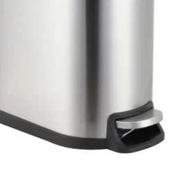 Pedalspand, 10 liter metal, blødt lukkende låg