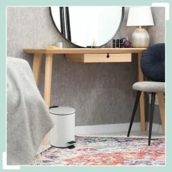 Pedalspand til badeværelse, 3 l – Soft-Close, håndfri