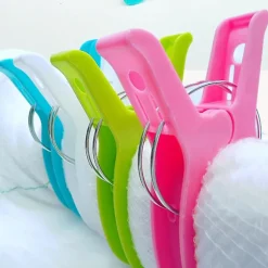 Plastik Tøj Klemmer Strand Håndklæde Klemme Plastik Dyne Klemme Til Vaskeri Solbadning white
