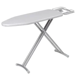 Polyester strygebrætbetræk Højtemperaturbestandigt dobbeltlags strygebrætbetræk Gray 130*50cm