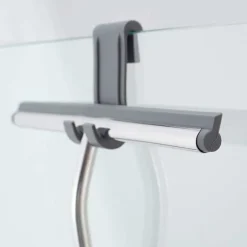 Premium Rustfrit Stål Bruser Squeegee, Hængende Ingen Boring, Sil