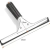 Professionel vindueskraber i rustfrit stål med 25 cm blad til køkken, vinduer, badeværelse, bil