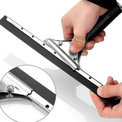 Professionel vindueskraber i rustfrit stål med 25 cm blad til køkken, vinduer, badeværelse, bil