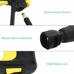 Reservepistol til K2 K3 K4 K5 K6 K7 Serie Trykvasker, Hurtigkobling Vandstrålepistol til K2 K7 Serie