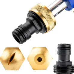 [RM] High-pressure nozzle for garden hose - 2x nozzles multicolored