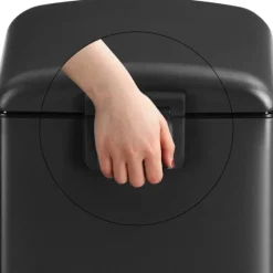 Rootz Pedalspand 30 L - Skraldespande - Sort - 34,5 x 61,5 x 27,5 cm (BxH x D)