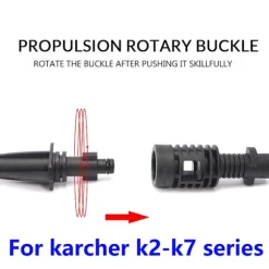 Roterbart Spolrör för Elektrisk Högtryckstvätt Black Karcher K2/K3/K4/K5/K6/K7 Black 303