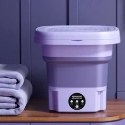 Sammenfoldelig Vaskemaskine Vaskemaskiner LILLA EU EU purple EU-EU