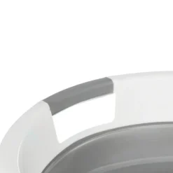 Sammenfoldelig Vasketøjskurv / Balje - Foldbar Kurv 25L Grey