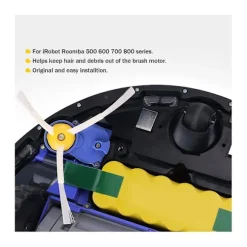 Sidebørste-motormodul til iRobot Roomba 500 600 700 800 900 I3 Serie Robotstøvsuger Udskiftningsmotormodul [dB} Blue