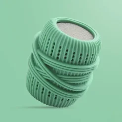 Skyllemiddel Kugledispenser Genanvendelige Blødgørende Vasketøjsbolde til Vaskemaskine Green