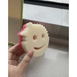Smiley face klassisk mommy magic rengøringsserviet pletfjerning svamp temperaturfølende opvaskeserviet