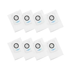 Støvsugerposer til Deebot X1 Plus T10 Plus støvbeholder, 3,2 L kapacitet Støvsuger B White