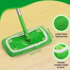 Swiffer Moppe Erstatningspuder 8-pak, Genanvendelige Støvbetræk til Gulvrengøring