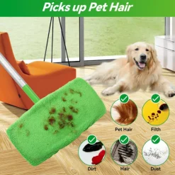 Swiffer Sweeper Mop Reservedele, Mikrofiber til Swiffer Gulvmopper, Genanvendelige Gulvmoppbetræk 6PCS