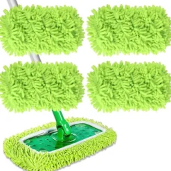 Swiffer Sweeper Refill Pads - Genanvendelige Mikrofiber Moppebetræk til Vådmopping