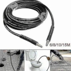 Til Karcher K2 K3 K4 K5 K6 K7 (6m) Højtryksrensere Vandrensning Højtryks Udskiftningsslange Rensesæt 6m/8m/10m/15m (FMY)