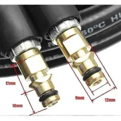 Til Karcher K2 K3 K4 K5 K6 K7 (6m) Højtryksrensere Vandrensning Højtryksudskiftningsslange Rengøringskit 6m/8m/10m/ db Quick Ends 15m