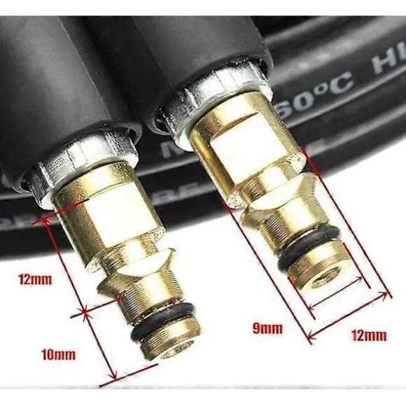 Til Karcher K2 K3 K4 K5 K6 K7 (6m) Højtryksrensere Vandrensning Højtryksudskiftningsslange Rengøringskit 6m/8m/10m/ db Quick Ends 15m