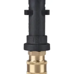 Tilbehør til højtryksrenseradapter til Karcher K2 K3 K4 K5 K6 K7 Krcher pistol, 1/4' hurtigkobling hunfitting, med 5 stråledyser (Fww)