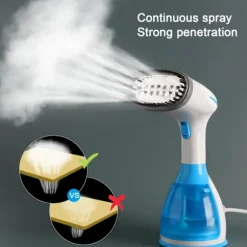 Tøjdamper, 1500W 280ML Håndholdt Vertikal Dampstryger Hurtig Opvarmning