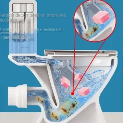 Toilet Skålrenser Brusende Tablet BLÅ blue