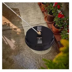 T-Racer 15 Terrassebørste Sæt – Roterende Arm | 5 Dyser | Skumkanon 1000Ml | Kompatibel med Lavor, Parkside