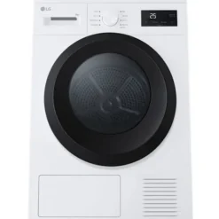 Tørretumbler med varmepumpe - LG - RHA1008NWK - 8 kg - A++ - Hvid - 60x85x60 cm - Frontlast