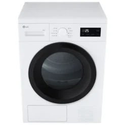 Tørretumbler med varmepumpe - LG - RHA1008NWK - 8 kg - A++ - Hvid - 60x85x60 cm - Frontlast