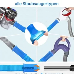 Tørretumbler Ventilationsslange Fleksibel Blød Rør Udskiftning Støvsuger Slange