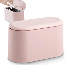 Trykknap Lille Pink Papirkurv 0,5L