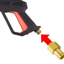 Trykpistol Fortis 4000 PSI + 5 Quick Connect Dyser – M22 | Adapter EasyLock | Kompatibel med Karcher HD, Lavor, Parkside