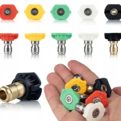 Trykpistol Fortis 4000 PSI + 5 Quick Connect Dyser – M22 | Adapter EasyLock | Kompatibel med Karcher HD, Lavor, Parkside