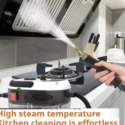 Trykrenser 2500W Høj Temperatur, 1200ml Stor Tank (Grå)