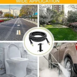 Udskiftningshøjtryksslange kompatibel med Karcher K2-K7 rengøringsmaskiner, Quick Connector (6m)-WELLNGS