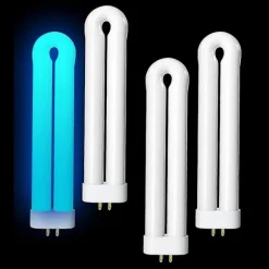 Udskiftningspære til insektfanger til 15 Watt insektlampe, 7,5-tommer FUL 15W-BL U-formet pære til 15wht 4-pak [DB] White
