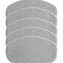 Udskiftningspuder til Leifheit Cleantenso damprenser - Dampmoppude til dybderensning, 5x udskiftningspude i mikrofiber