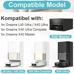Udskiftningstilbehør til Dreame X40 Ultra Complete