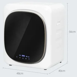 Udstødningstørretumbler 4 kg tørretumbler med desinfektion, deodorisering, smart mode, tørretumbler med rustfri stålbakke, frontlæsser, til lejlighed, | Fyndiq