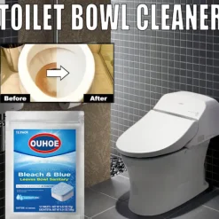 Ultra Clean Toilet Tablets Blegemiddel & Blå, Rain Clean Duft