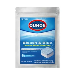 Ultra Clean Toilet Tablets Blegemiddel & Blå, Rain Clean Duft