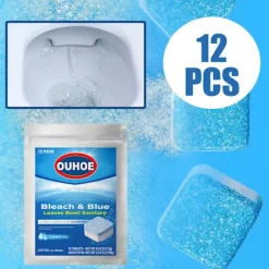 Ultra Clean Toilet Tablets Blegemiddel & Blå, Rain Clean Duft