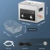 Ultralydrengøringsmaskine-Duoku-10 L-Sonic Cavitation Maskine 240W med Opvarmning og Timer
