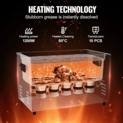 Ultralydrenser-Duoku-30L-Digital Rensemaskine 600 W 40 kHz-med Timer, Opvarmning, Afgasning og Blød Tilstand
