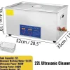 Ultralydsrenser, Digital LED Skærm, 3L Kapacitet, 240W Effekt, 22L-480W