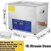 Ultralydsrenser, Digital LED Skærm, 3L Kapacitet, 240W Effekt, 10L-240W