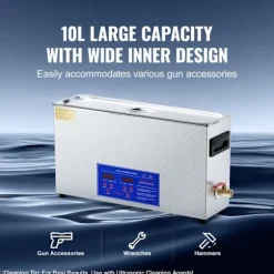 Ultrasonic Cleaner-Duoku-10 L-Digital Rengøringsmaskine 300W med Opvarmning og Timer