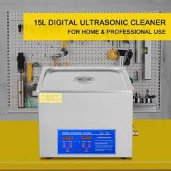 Ultrasonic Rengøring-Duoku-15 L-Rustfrit Stål-med Digital Varme Timer og Smykker Rengøring